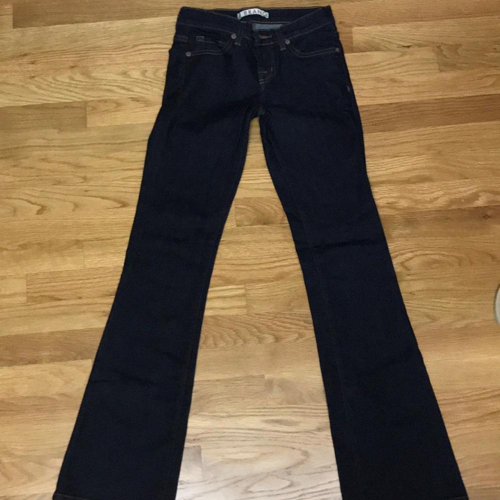 J Brand size 24 bell bottom blue jeans